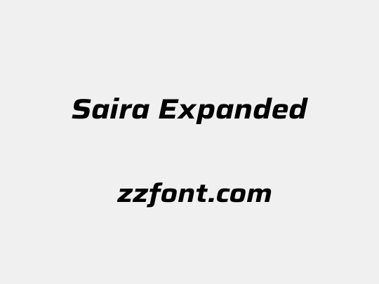 Saira Expanded