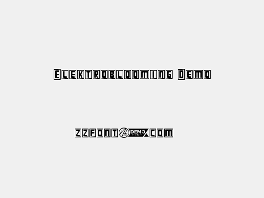 Elektroblooming Demo