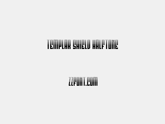 Templar Shield Halftone