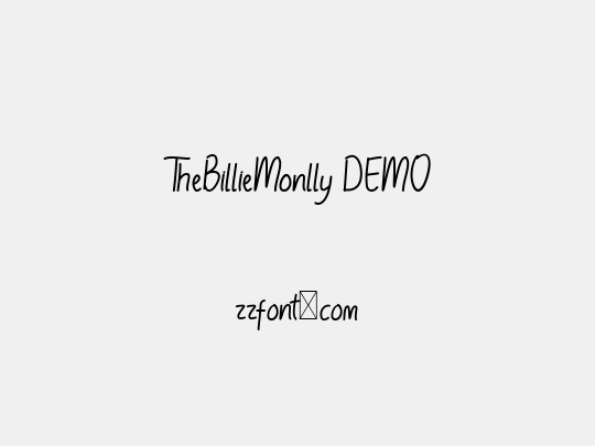 TheBillieMonlly DEMO