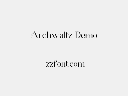 Archwaltz Demo