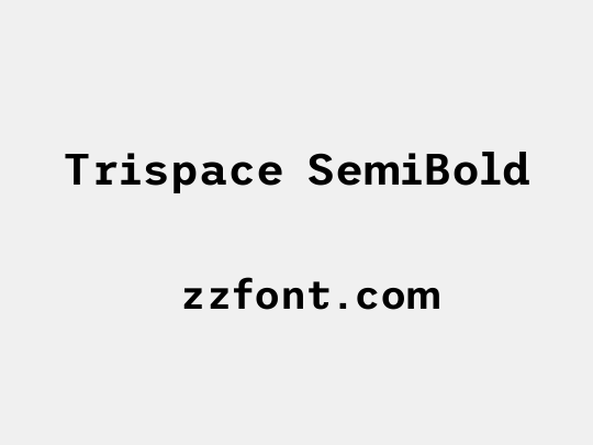 Trispace SemiBold