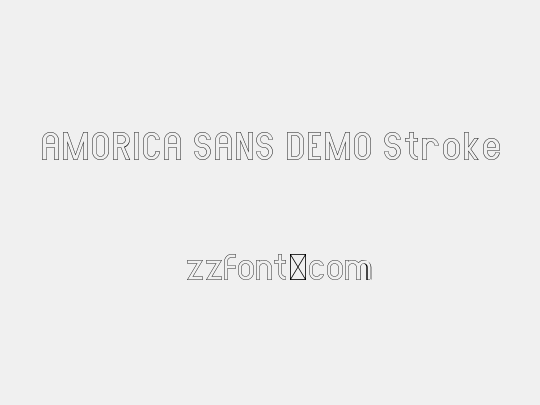 AMORICA SANS DEMO Stroke