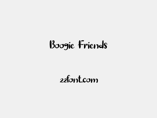 Boogie Friends