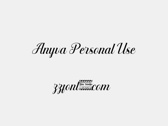 Anyva Personal Use