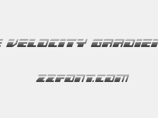 Escape Velocity Gradient Ital