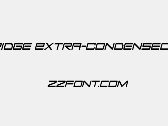 Sky Ridge Extra-Condensed Ital