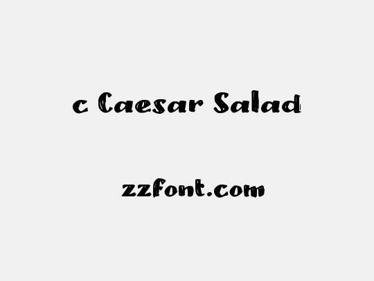 c Caesar Salad