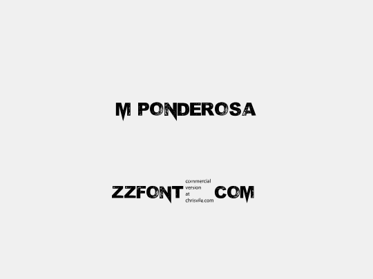 M Ponderosa