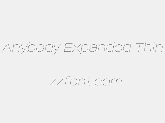 Anybody Expanded Thin