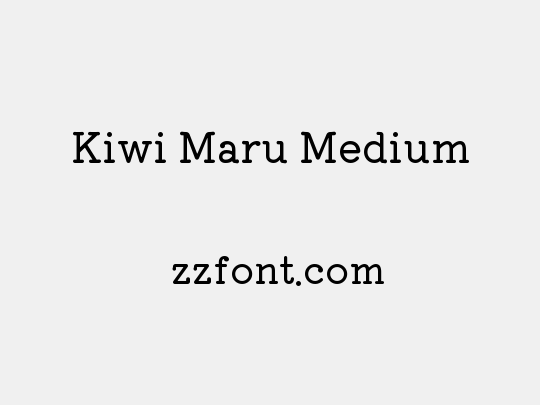 Kiwi Maru Medium