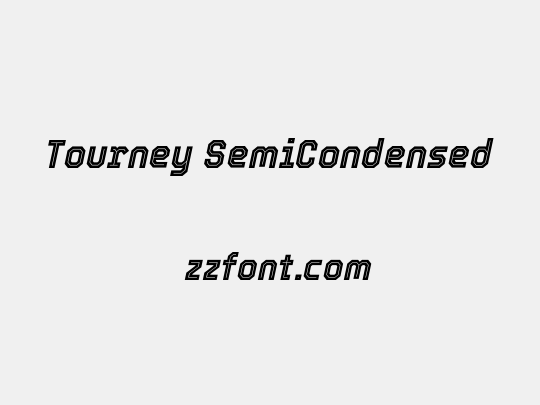 Tourney SemiCondensed