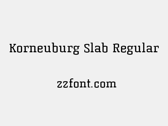 Korneuburg Slab Regular