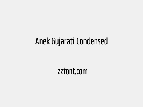 Anek Gujarati Condensed