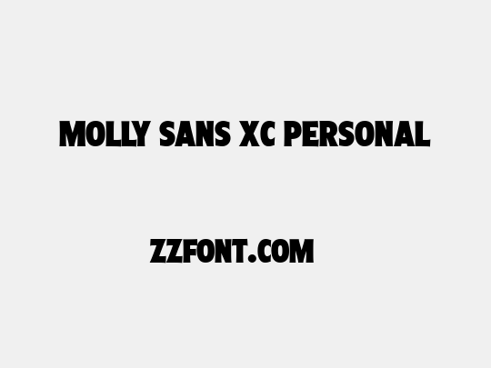 Molly Sans XC PERSONAL