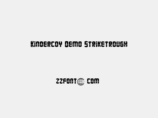 Kindercoy Demo Striketrough