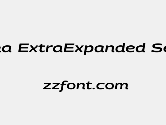 Georama ExtraExpanded SemiBold