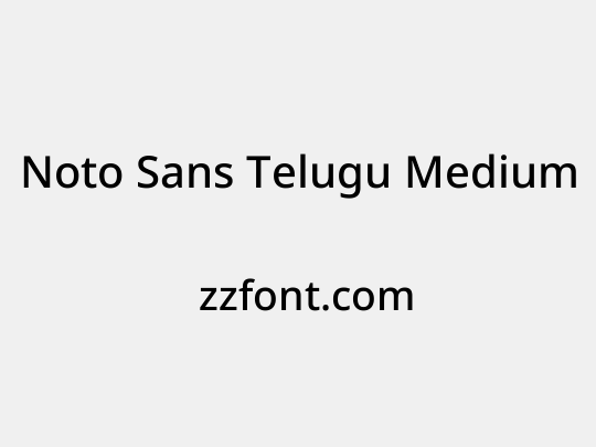 Noto Sans Telugu Medium