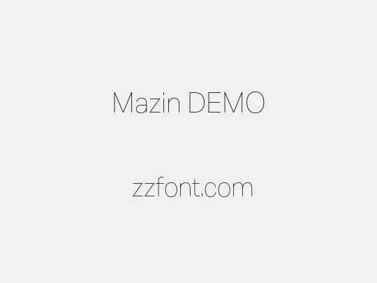 Mazin DEMO
