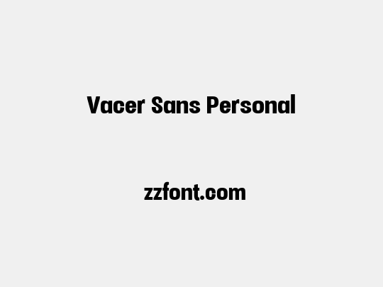 Vacer Sans Personal