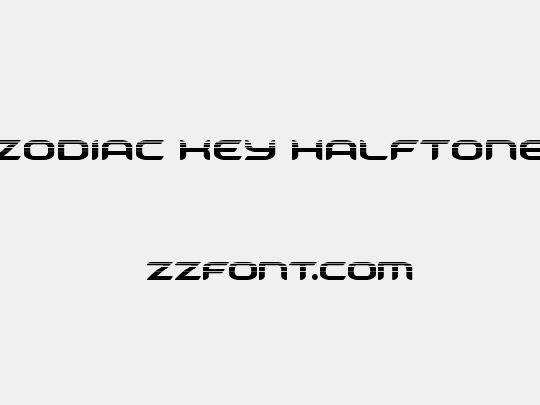 Zodiac Key Halftone