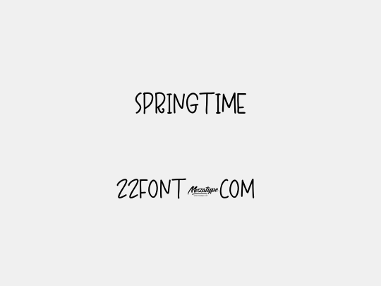 SPRINGTIME