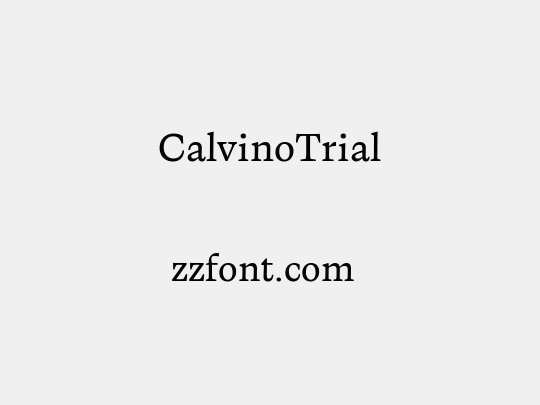 CalvinoTrial
