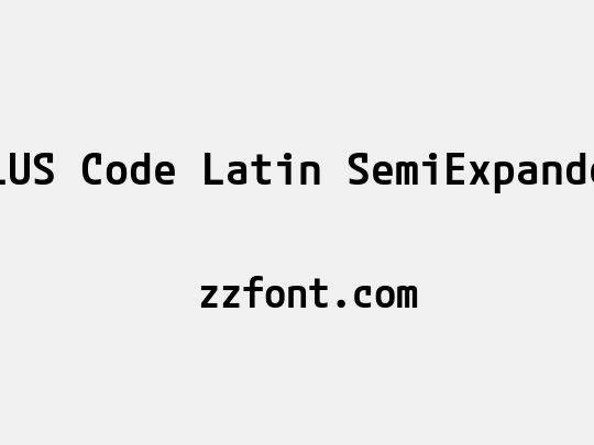 M PLUS Code Latin SemiExpanded SemiBold