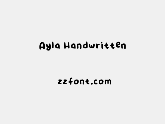 Ayla Handwritten
