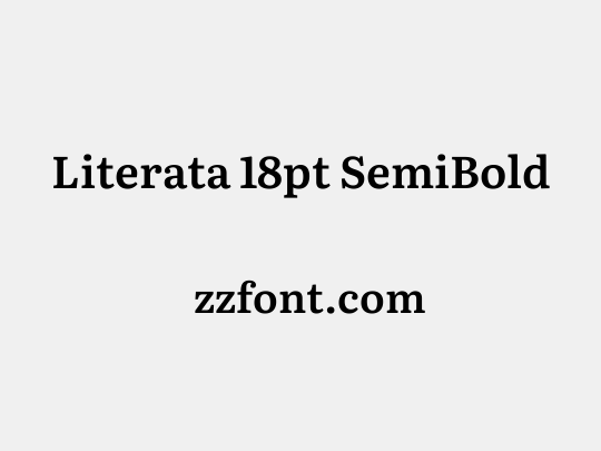 Literata 18pt SemiBold