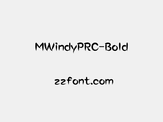 MWindyPRC-Bold