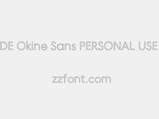 MADE Okine Sans PERSONAL USE Light Outline