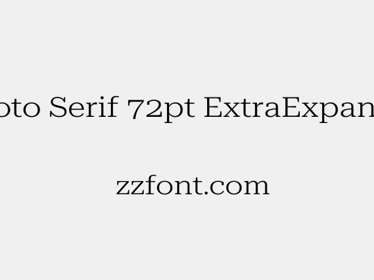 Roboto Serif 72pt ExtraExpanded Light