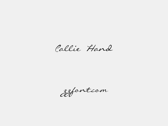 Callie Hand