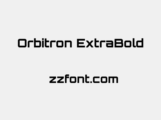 Orbitron ExtraBold