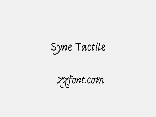 Syne Tactile