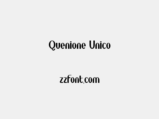Quenione Unico