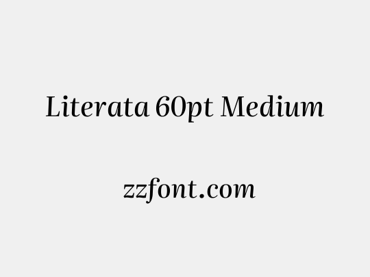 Literata 60pt Medium
