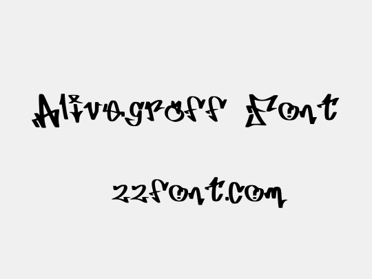 Alivegraff Font