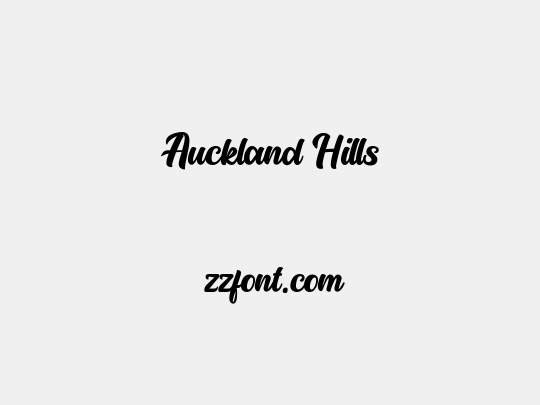 Auckland Hills