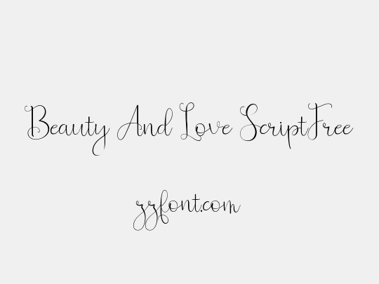 Beauty And Love ScriptFree