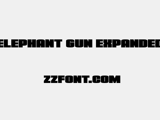 Elephant Gun Expanded