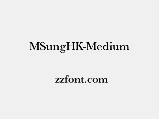 MSungHK-Medium