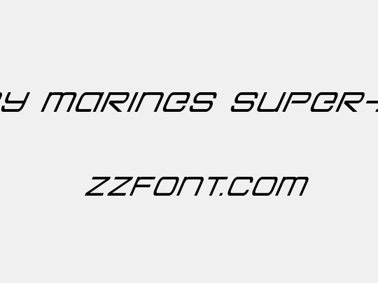 Colony Marines Super-Italic