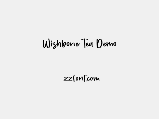 Wishbone Tea Demo