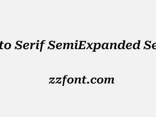 Roboto Serif SemiExpanded SemiBold