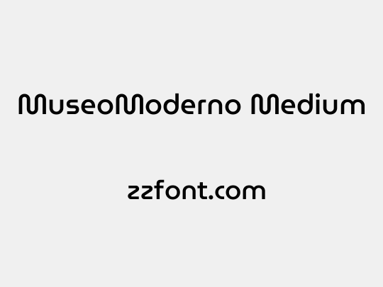 MuseoModerno Medium