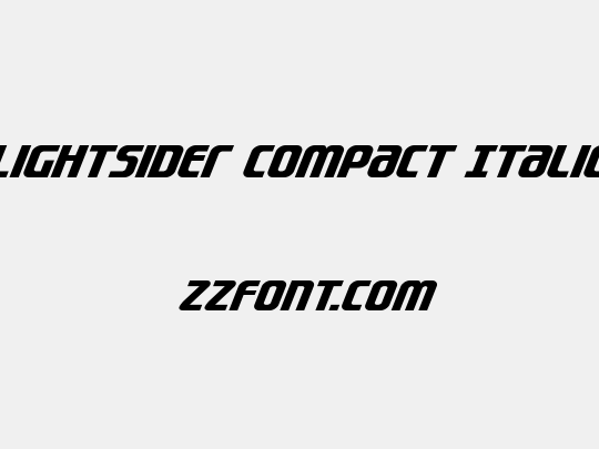 Lightsider Compact Italic