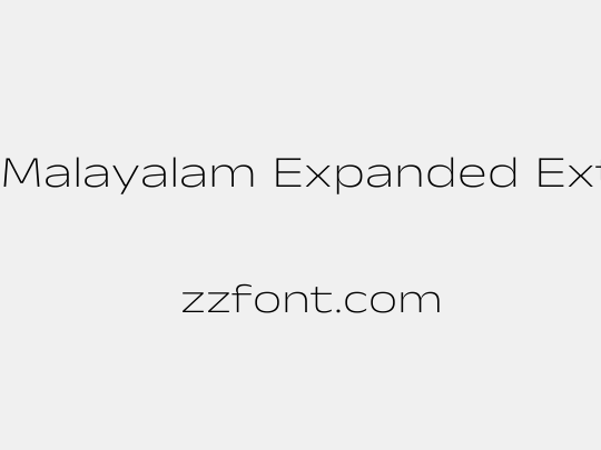 Anek Malayalam Expanded ExtraLight