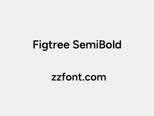 Figtree SemiBold